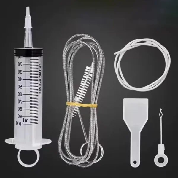 Refrigerator-Drain-Hole-Desilter-Cleaner-Kit-Kitchen-Fridge-Syringe-Hose-Dredge-Drain-Brush-Unblocker-Fridge-Anti-Clogging-Kit