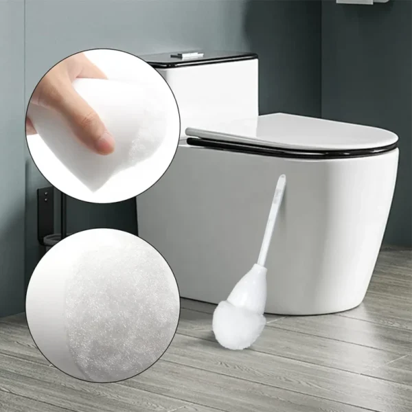 Reusable-Simple-White-Toilet-Brush-Self-Wringing-Bowl-Swabs-Toilet-Cleaner-Disposable-NO.7203