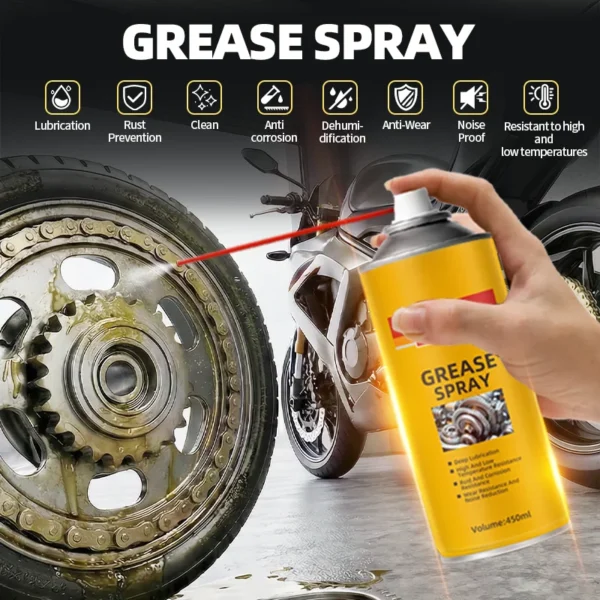 SANVO-Industrial-Lubricant-Aerosol-Spray-with-Base-Oil-Stain-Cleaner-Degreaser-Factory-Price