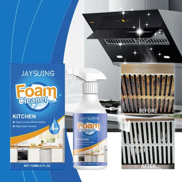 Stain-Cleaner-Powerful-Degreaser-Multi-purpose-Convenient-Powder-120ml-Bestseller-Kitchen-Foam-Cleaner-Oil