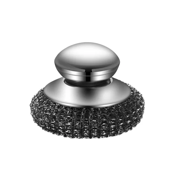 Steel-Wool-Scrubber-with-Replacement-Wire-Pads-Set-Stainless-Steel-Scrubber-with-Handle-for-Scouring-Stubborn-Messes-1