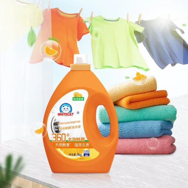 Super-Concentrated-Fresh-Orange-Scent-Liquid-Laundry-Detergent-for-Washing-Clothes