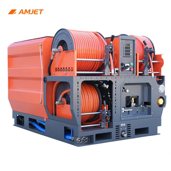 TS3070-H-300Bar-Sewer-Jetter-Machine-70-LPM-High-Flow-Drain-Cleaning-Equipment-for-Municipal-Project-Pipeline-Cleaning