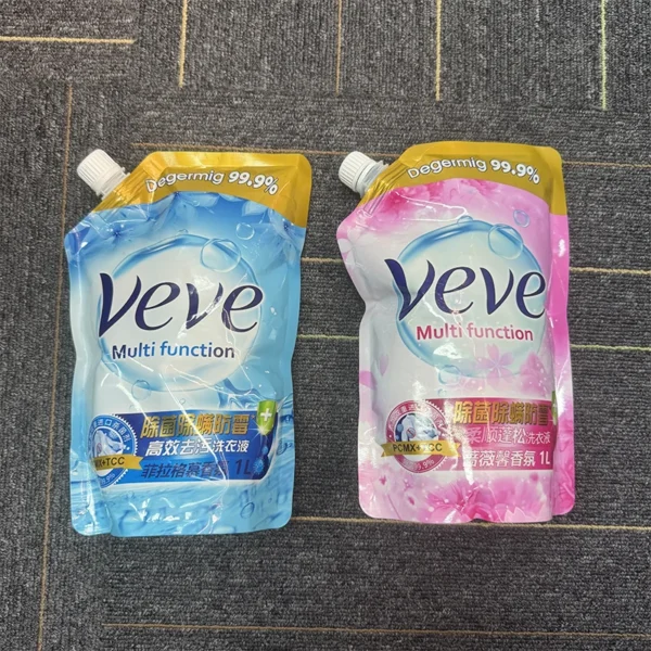 VEVE-Eco-friendly-3L-Liquid-Laundry-Detergent-with-Floral-Fragrance-for-Apparel-Clean-Stain-Removal-1L-Refill-Pack